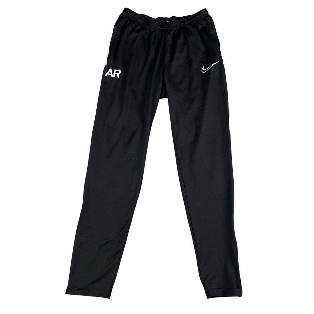 Nike Dri-Fit Black Tapered Track Pants Sz Medium AR